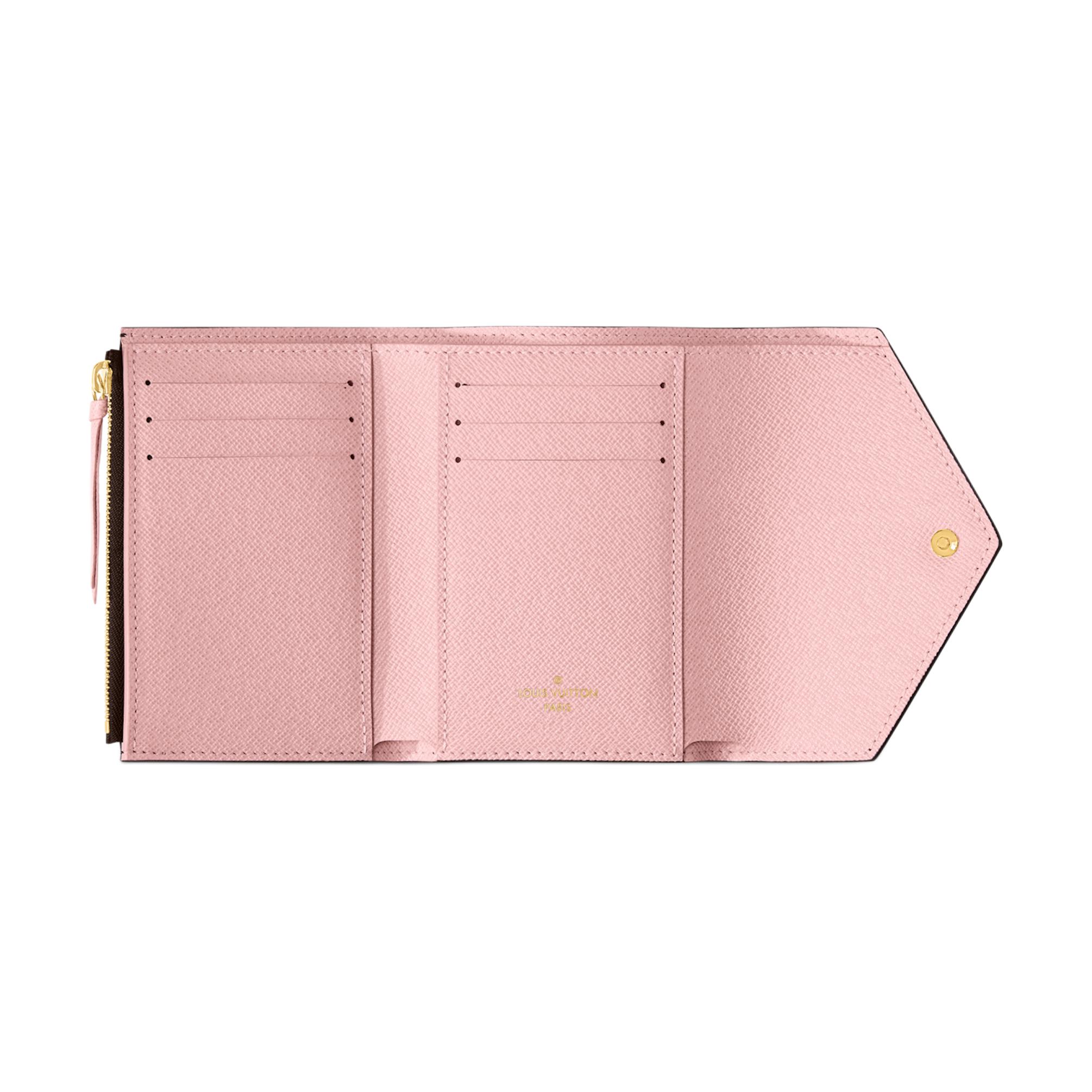 Женская сумка Louis Vuitton Victorine (коричнево-розовая) — фото 5