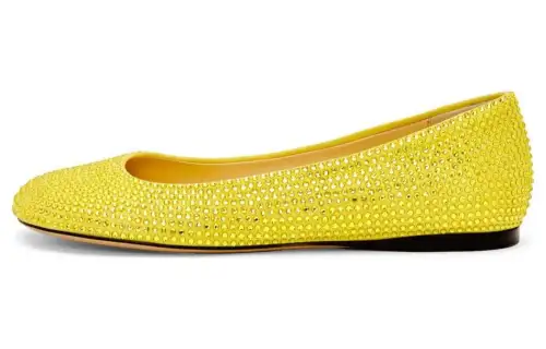 LOEWE Toy Sheepskin Casual Shoes Women's Yellow