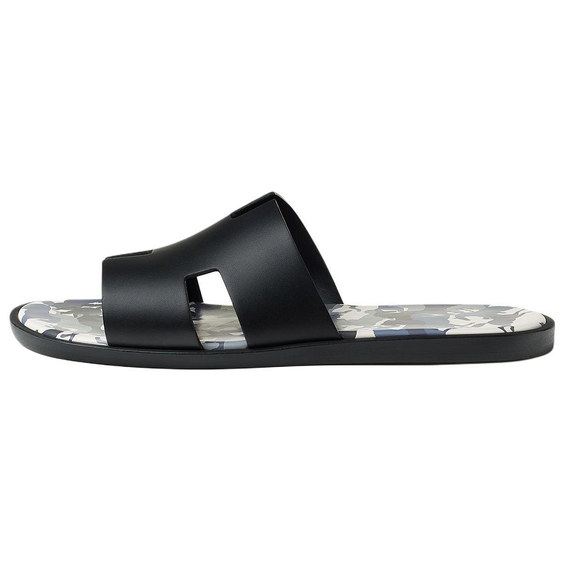 HERMES Izmir Slide Slippers Men's Black