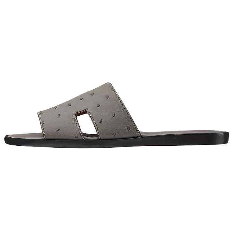 HERMES Izmir Slide Slippers Men's Gray