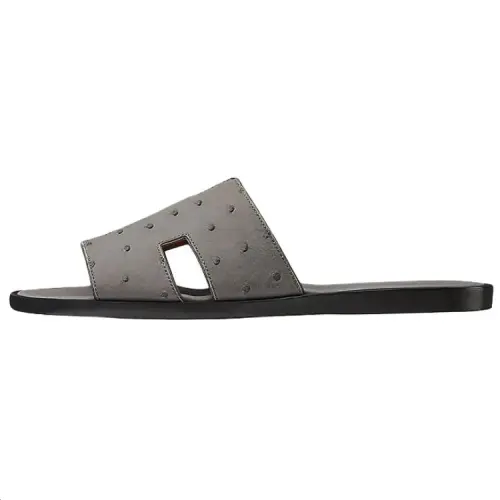 HERMES Izmir Slide Slippers Men's Gray
