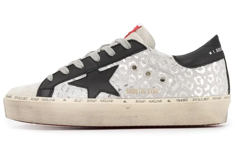 Golden Goose Hi Star Low top Skateboard Shoes Women's Gray
