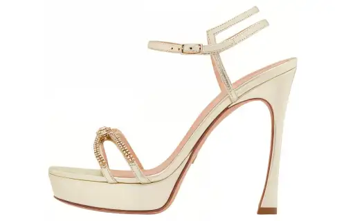 DIOR Sunset Fashion Sandal 12cm Women's Gold