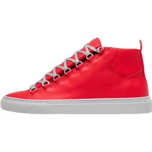 Balenciaga Arena Mid top Skateboard Shoes Men's Red