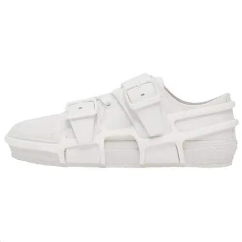Burberry Webb Low top Skateboard Shoes Women's White
