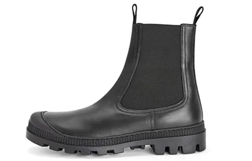 LOEWE Short Chelsea Boots Men's Black