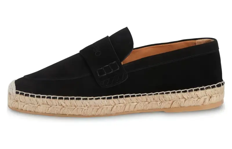 OFF-WHITE Bidarette Logo-print Suede Espadrilles