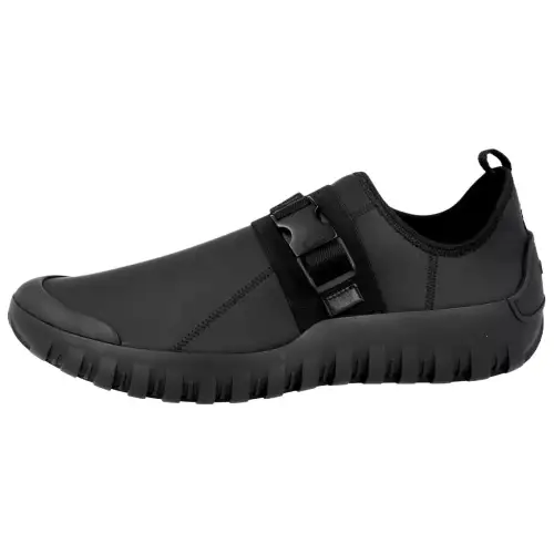 PRADA Leather Low top Casual Shoes Men's Black