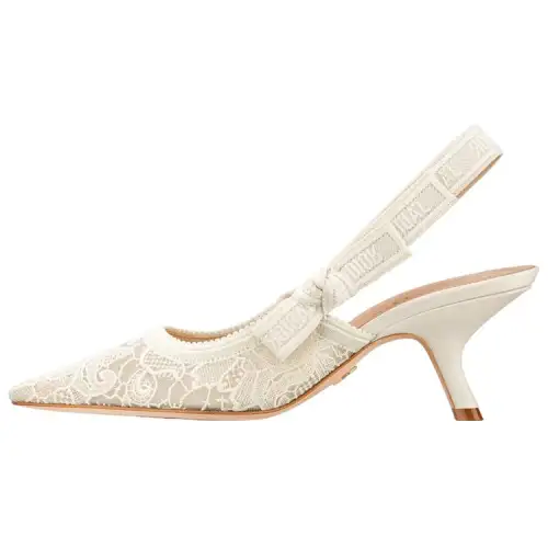 DIOR J'Adior Slim Heel High Heels Women's White