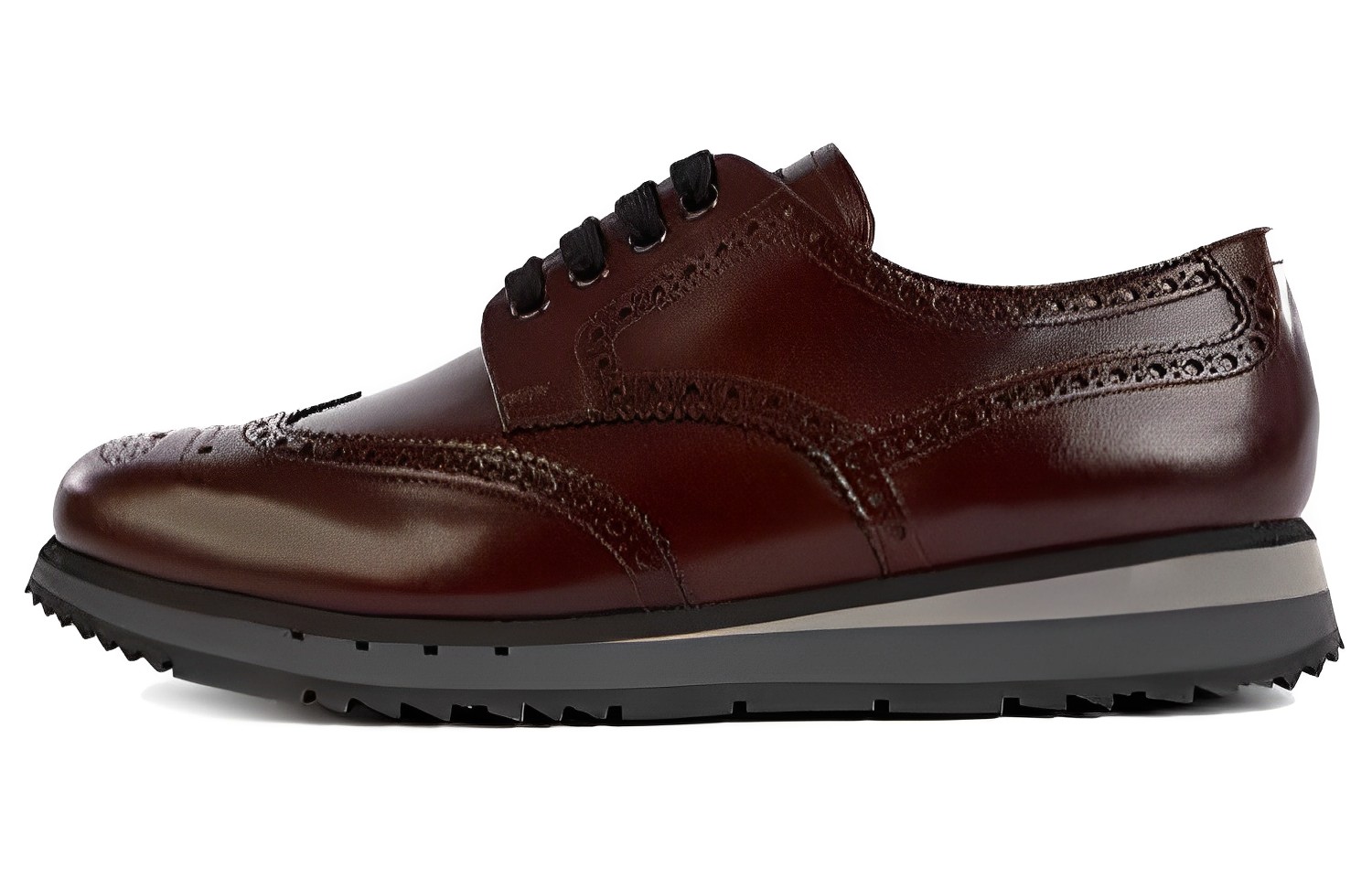 PRADA Men's Casual Shoes Men's Low Top Brown