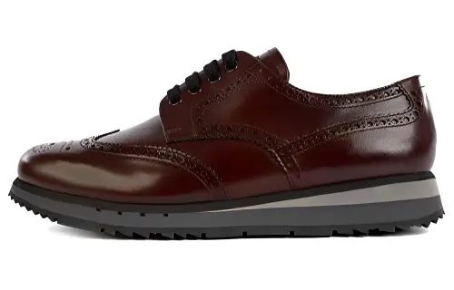 PRADA Men's Casual Shoes Men's Low Top Brown