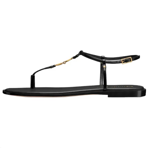 DIOR C'est Dior One Strap Sandals Women's Black