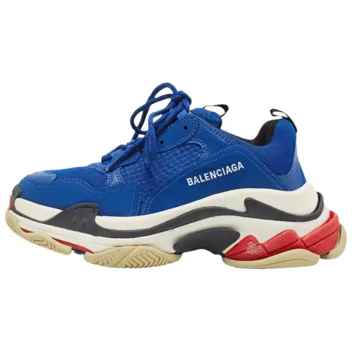 Balenciaga Triple S Navy Red Sole