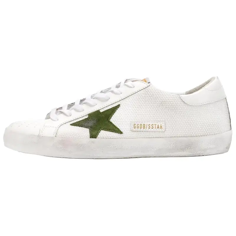 Golden Goose Super Star Skateboard Shoes Men's Low Top White