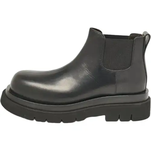 Bottega Veneta Pre Owned Leather Chelsea Boots Women's
