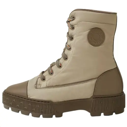 HERMES Fresh Calfskin Ankle Boots 4cm Women's Linen
