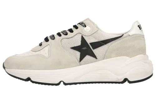 Golden Goose Leather Lace Up Low top Sports Casual Shoes Men's Gray