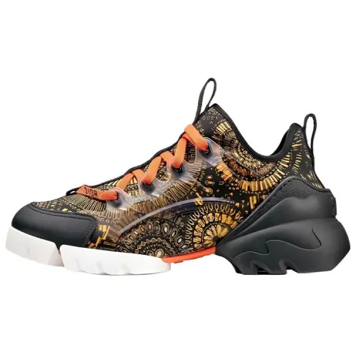 DIOR D Connect Low top Casual Shoes Women's Tawny