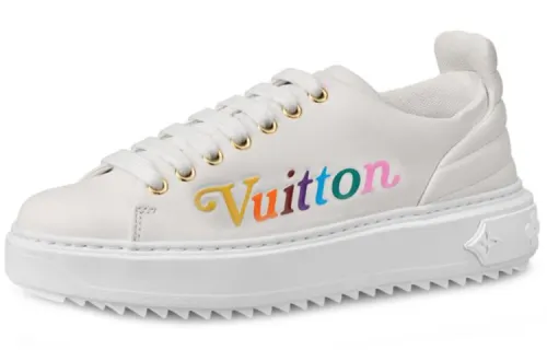 LOUIS VUITTON Time Out Vuitton Sneakers White Women's