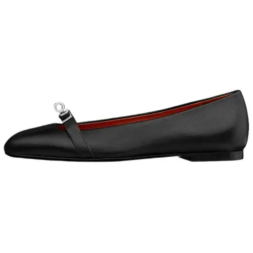 HERMES Bilbao Women's Casual Shoes Women's Black