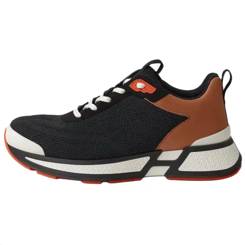 HERMES Heros Low top Casual Shoes Women's Black Brown