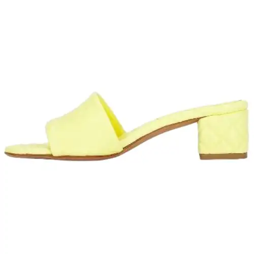 Bottega Veneta Amy Slide Slippers 5cm Women's Yellow