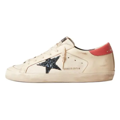 Golden Goose Super Star LTD Leather Low top Skateboard Shoes Women's White