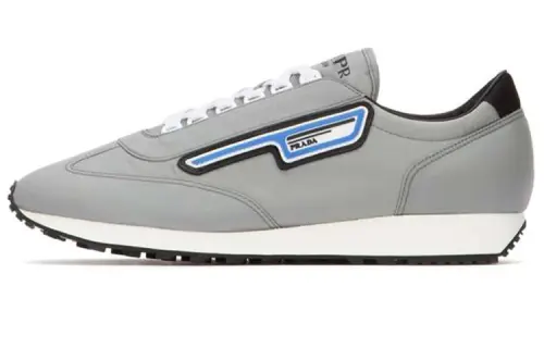 PRADA Nylon Gabardine Sneaker 'Grey'