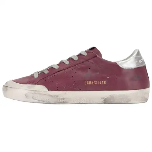 Golden Goose Super Star Skateboard Shoes Women's Low Top Red