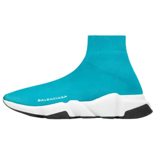 Balenciaga Speed High top Casual Shoes Women's Blue