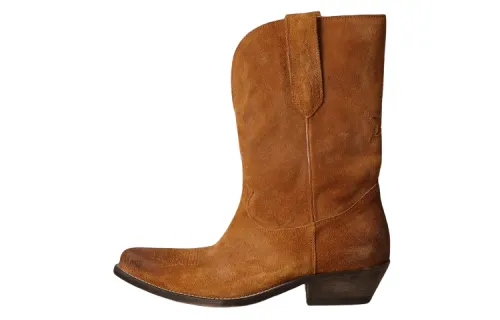 Golden Goose Wish Star Ankle Boots Women's Tobacco