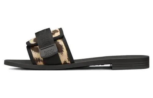 DIOR Diorevolution Slide Slippers Women's Black
