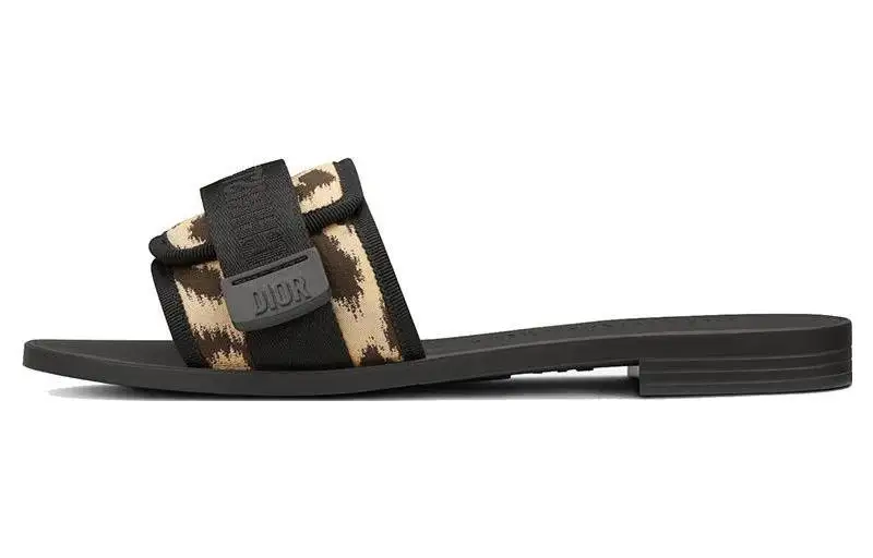 DIOR Diorevolution Slide Slippers Women's Black
