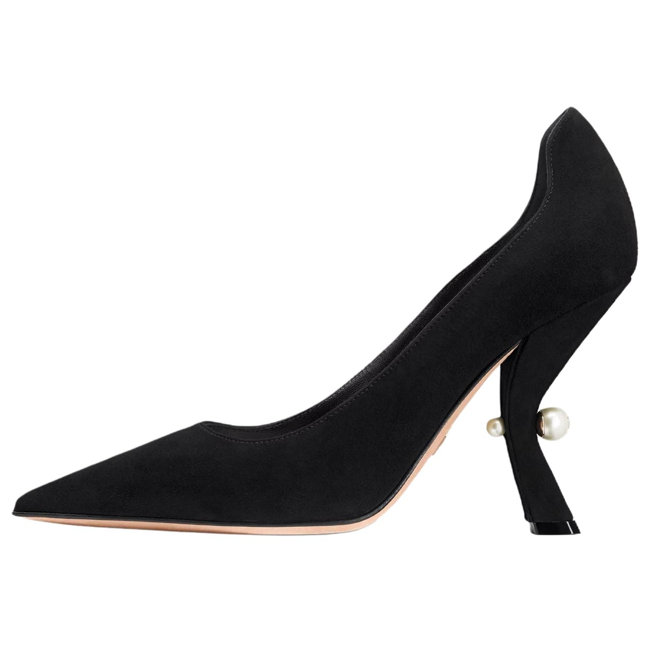 DIOR Tribales Irregular Heel High Heels 10cm Women's Black
