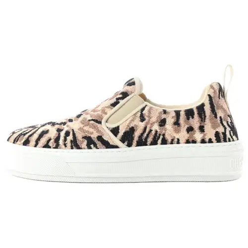 DIOR Solar Fabric Casual Shoes Women's Brown
