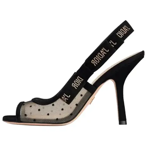 DIOR J'Adior Slim Heel Mary Jane Shoes High Heel Women's Black