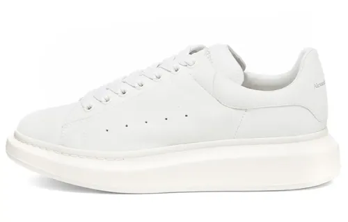 Alexander McQueen Nubuck Wedge Sole Sneaker 'Ivory'