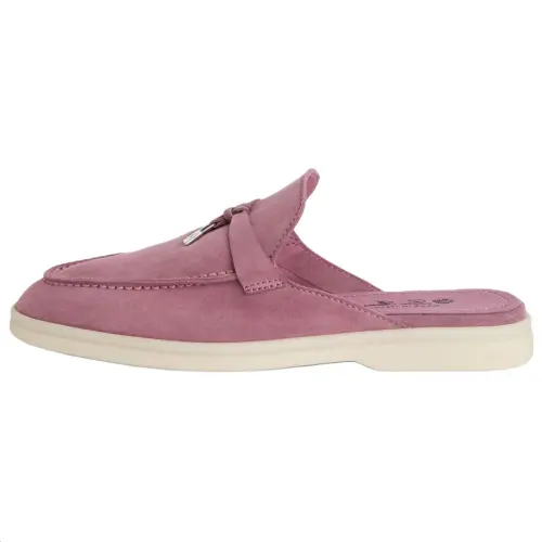 Loro Piana Summer Charms Walk Closed Toe Slippers Women's Fuchsia