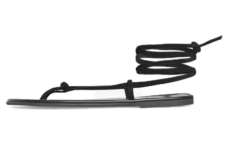 THE ROW Suede Beach Sandals Women's Black