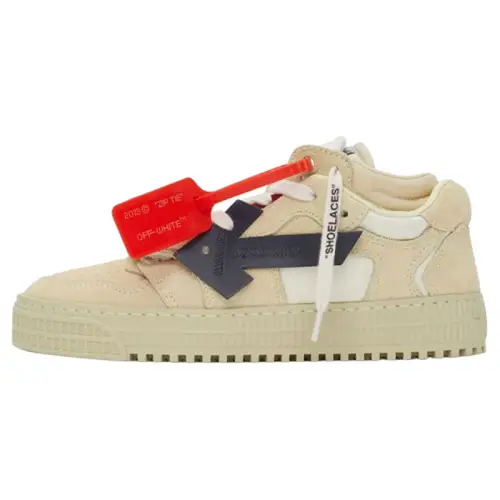 OFF WHITE Off Court Low Sneakers 'Beige Black' Women's