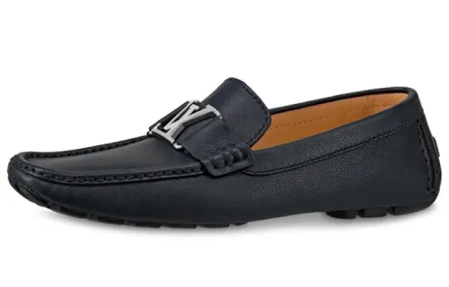 LOUIS VUITTON Monte Carlo Casual Shoes Women's Marine Blue