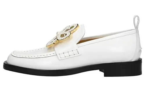 LOEWE Leather Casual Shoes Women's White