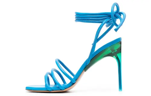 OFF-WHITE Plexi 110mm ankle-strap sandals Women's