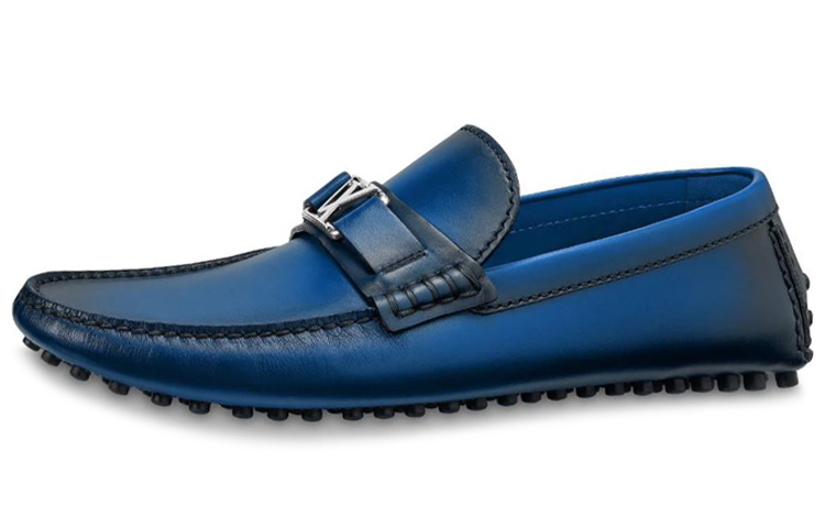 LOUIS VUITTON Hockenheim Moccasin Shoes 'Blue'