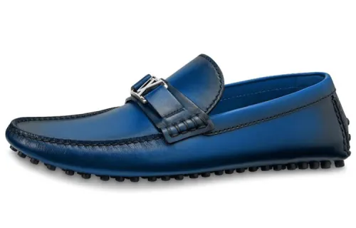 LOUIS VUITTON Hockenheim Moccasin Shoes 'Blue'