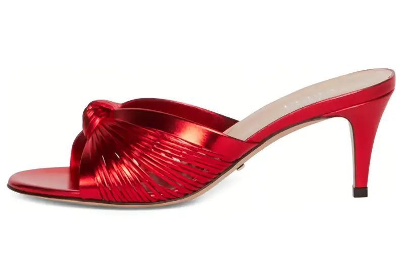 GUCCI Slide Slippers Women's Red