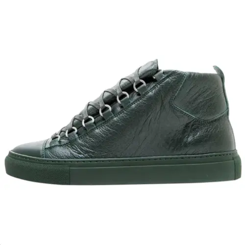 Balenciaga Arena Mid top Skateboard Shoes Men's Green
