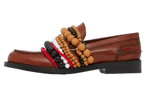 Burberry Bead Leather Casual Shoes Women's