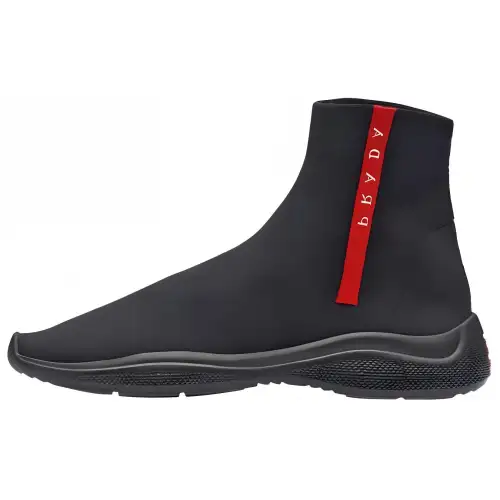 PRADA Casual Shoes Men's Mid Top Black