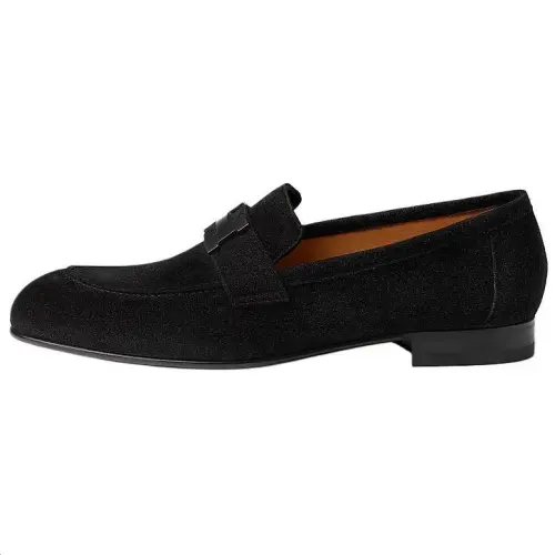 HERMES PARIS Casual Shoes Men's Black